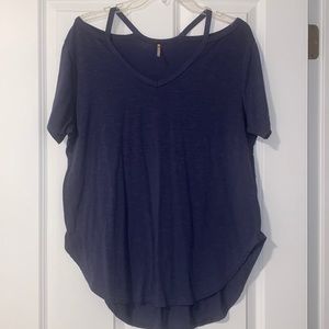 Navy blue top